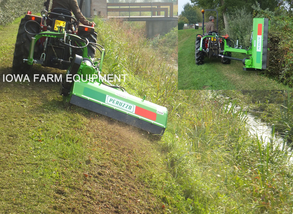 Peruzzo Fox Cross Tractor Ditch Bank Flail Mower